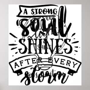 Lass deinen Lichtschein mit Gottes Lantern Poster