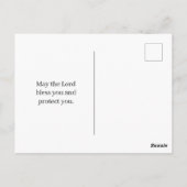 Lass deinen Lichtschimmer vor anderen, Matthew 5:1 Postkarte (Rückseite)