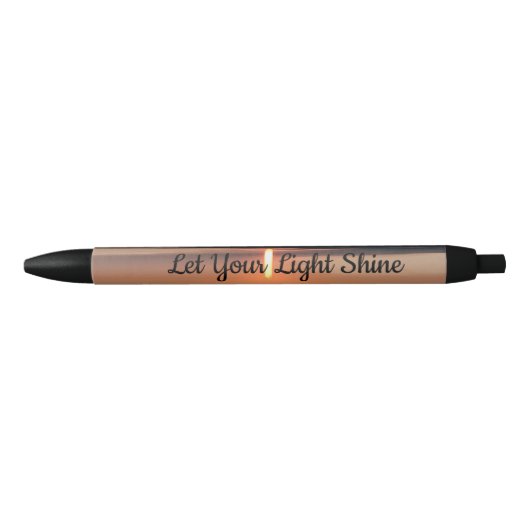 Lass deinen Light Shine Sunset Faith Quote Pen Kugelschreiber (Vorderseite)