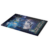 Lass deinen Spirit Guide You( blau) Schneidebrett (Ecke)