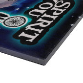 Lass deinen Spirit Guide You( blau) Schneidebrett (Ecke)