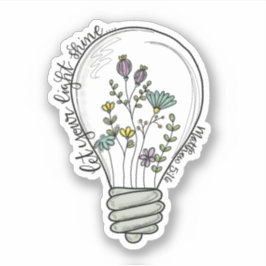 Lass Deiner Vinyl-Aufkleber für den Lichtschacht n Aufkleber