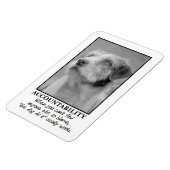 Lass dem Hund die Schuld für deine Furzen Magnet (Linke Seite)