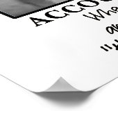 Lass dem Hund die Schuld für deine Furzen [S] Poster (Ecke)