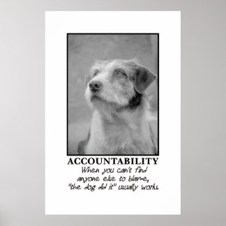 Lass dem Hund die Schuld für deine Furzen [XL] Poster