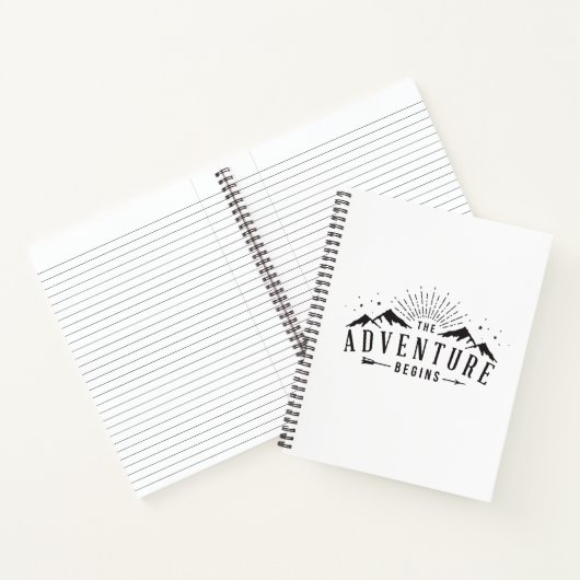 Lass den Adventure Begin! Notizblock (Innenseite)