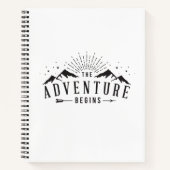 Lass den Adventure Begin! Notizblock (Vorderseite)