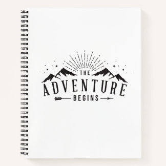 Lass den Adventure Begin! Notizblock