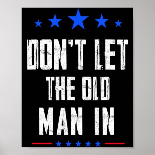 Lass den alten Mann nicht herein _1 Poster (Vorne)