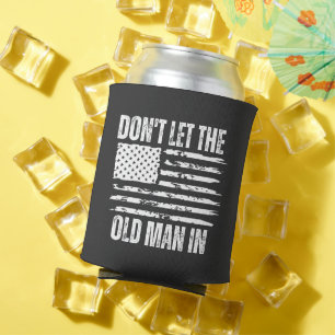 Lass den alten Mann nicht herein Vintage amerikani Dosenkühler