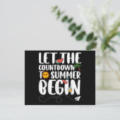Lass den Countdown bis zum Beginn des Sommers, lus (Stehend Vorderseite)