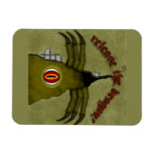 Lass den Drachen frei! Digitale Kunst Magnet (Horizontal)