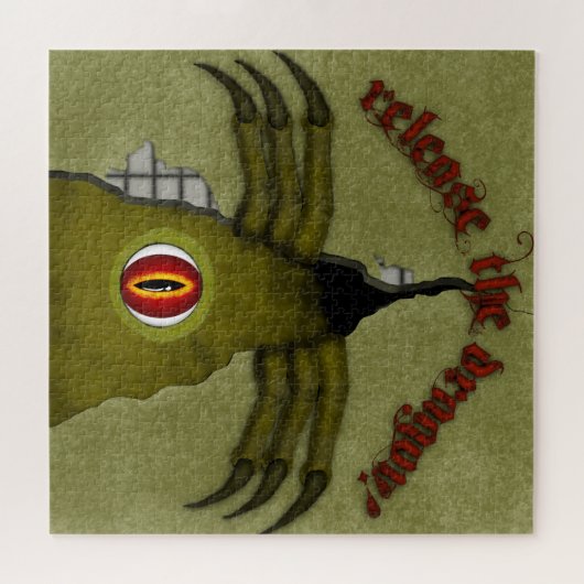 Lass den Drachen frei! Digitale Kunst Puzzle (Horizontal)