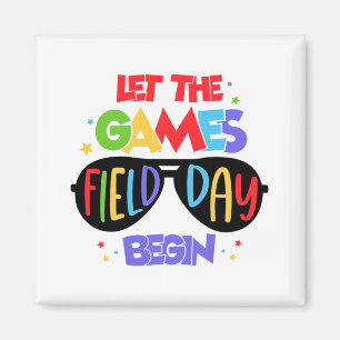 Lass den Games Field Day am letzten Schultag Magnet