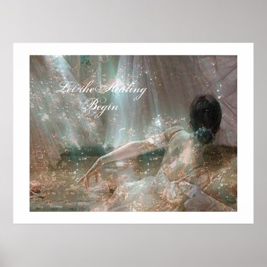 "Lass den Heilbeginn" Poster (Vorne)