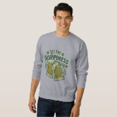 Lass den Hoppiness Begin Funny St Patrick's Day Sweatshirt (Vorne ganz)
