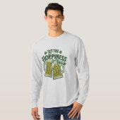 Lass den Hoppiness Begin Funny St Patrick's Day T-Shirt (Vorne ganz)