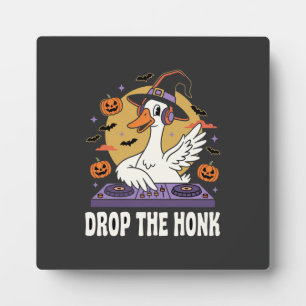 Lass den Hupen Halloween DJ Goose Fotoplatte