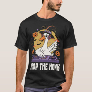 Lass den Hupen Halloween DJ Goose T-Shirt