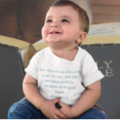 Lass den kleinen Kindern zu mir... Baby Strampler