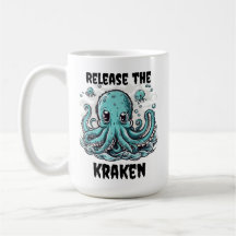 Lass den KRAKEN frei! Niedlicher Oktopus