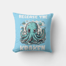 Lass den KRAKEN frei! Niedlicher Oktopus