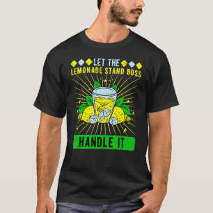 Lass den Lemonade-Standboss-Griff T-Shirt
