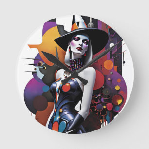 Lass den Power von Witchcraft Compel You - Ken Gag Runde Wanduhr
