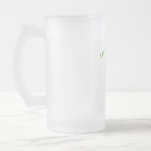 "Lass den Senanigans Begin" Mattglas Bierglas (Links)