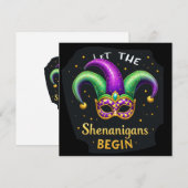 Lass den Shenanigans Begin Einladung (Vorne/Hinten)