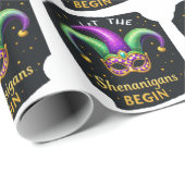 Lass den Shenanigans Begin Geschenkpapier (Rolleneckpunkt)
