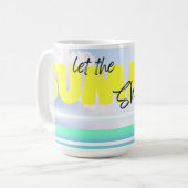 Lass den Sommer leuchten Tasse (Vorderseite Links)