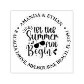 Lass den Sommerspass beginnen Permastempel (Design)
