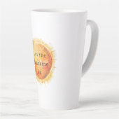 Lass den Sonnenschein herein Sonne Milchtasse (Rechte Ecke)