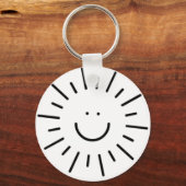 Lass den Sonnenschein rein! Schlüsselanhänger (Vorderseite)