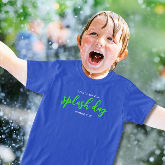 Lass den Spaß los! Custom Splash Day Sommerereigni T-Shirt