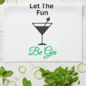 Lass den Spaß machen - Küchenwäsche Handtuch (Gefaltet)