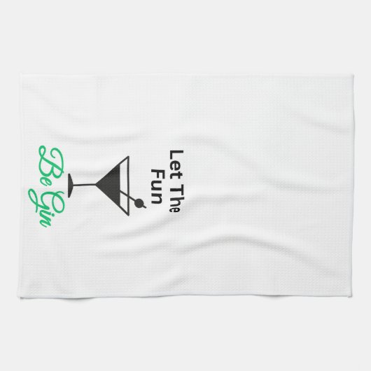 Lass den Spaß machen - Küchenwäsche Handtuch (Horizontal)