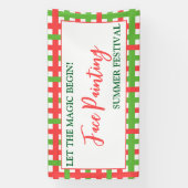 Lass den Zauberanfänger! - Sommer mit individuelle Banner (Vertikal)