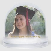 Lass der Abenteuer Begin Class of Abschluss Funny Schneekugeln (Rückseite)