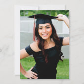 Lass der Abenteuer Begin Graduation Party Einladung (Rückseite)