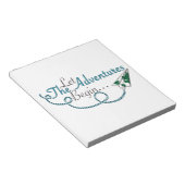 Lass der Abenteuer Notizblock (angewinkelt)