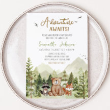 Lass der Adventure Begin Baby-Dusche