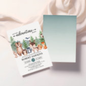 Lass der Adventure Begin Baby-Dusche Einladung