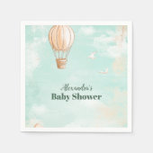 Lass der Adventure Begin Baby-Dusche Serviette (Vorderseite)