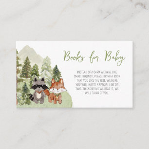 Lass der Adventure Begin Baby Shower Books for Bab Begleitkarte
