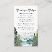 Lass der Adventure Begin Baby Shower Books für Bab Begleitkarte (Vorderseite)