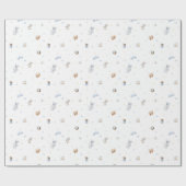 Lass der Adventure Begin Boy Baby Toy Baby Shower Geschenkpapier (Flach)