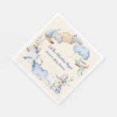 Lass der Adventure Begin Boy Baby Toy Baby Shower Serviette (Ecke)