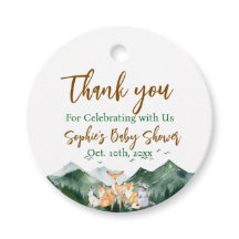 Lass der Adventure Begin Forest Baby Shower